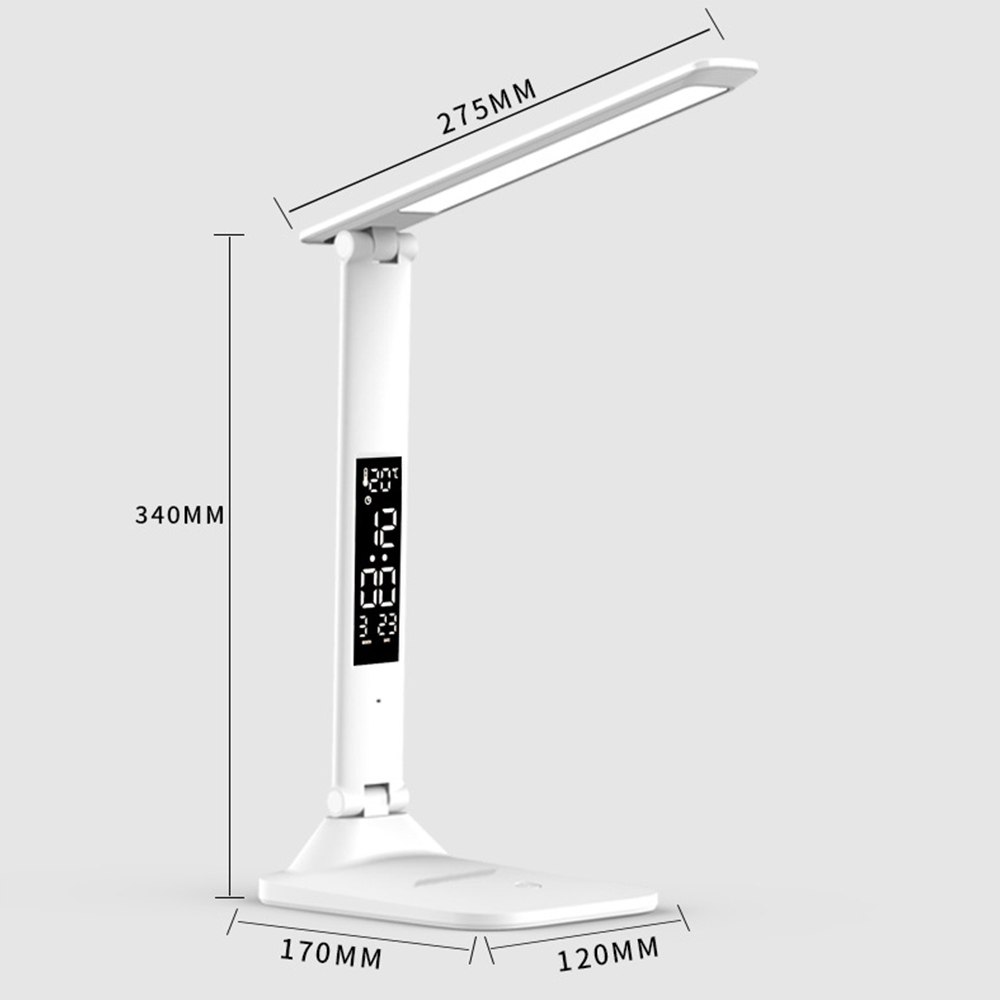 LAMPKA BIURKOWA LED 4W1 MOŻLIWOŚĆ PRZYCIEMNIANIA 3 TEMPERATURA BARWOWA Średnica/szerokość klosza 45 cm